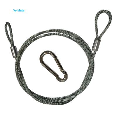 China Build quality assured 7x7 3mm safety ropes safety cable for led par light for sale