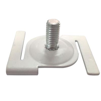 China Modern Customized Design Suspended Ceiling Accessories Drop Ceiling Track Clips for sale