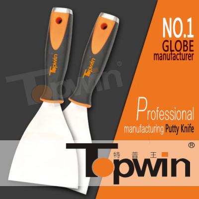 China Building Construction Topwin Hardware Tool Handle Carbon Steel Plastic Scraper for sale