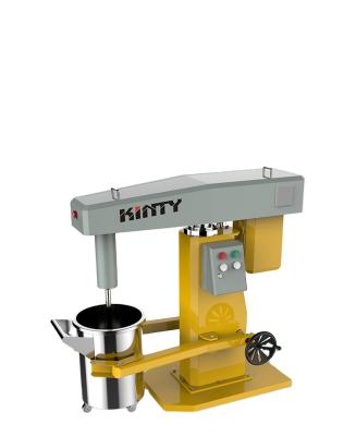 China KINTY Stand Viscous Liquid Electric Mixer With Beater Attachments Mini Laboratory Special Mixer For Paint Pharmaceutical Chemicals for sale