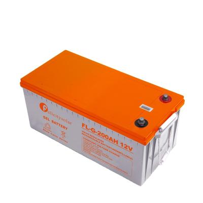 China Rechargeable sealed solar GEL storage battery 12V 100AH ​​200AH 250AH GEL storage battery solar energy systems new design for sale