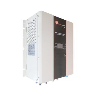 China Pure Sine Wave Large Capacity Inverter 48v 10KVA DC to AC Off Grid Solar Inverter Integrated mppt 120A 690*480*335mm for sale