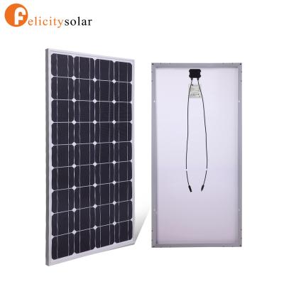 China Factory price cheap monocrystalline PV solar panel 150 watt 18v in Canton 1480*680*35 mm for sale