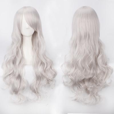 China Anime Women Lolita Wig Costume Halloween Daily Curly Body Wave Hair 80Cm Unisex Cosplay Synthetic Lolita Hair For Adult High Temperature Fiber Wig Free for sale