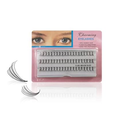 China FANS 60Pcs/set 8/9/10/11/12/13/14mm Different False Eyelash Extensions Eyelashes High Quality Synthetic Hair Fan Eyelashes for sale