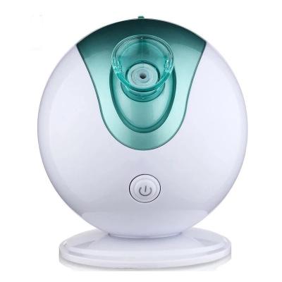 China Fashionable Hot Automatic Jet Magic Ball Lonic Facial Steamer For Warm Mist Humidifier Moisturizing Face Steamer for sale