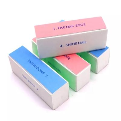 China 2021 Factory Professional Nail Eco-friendly Way Direct Sales 4 Art Buffer Block For Nail for sale