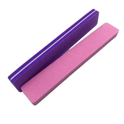 China Grit Sanding Nail Buffer Nail Sponge 100/180 Elastic Makeup Tools Luxury High Quality Colorful Square Pedicure Long Foam Beauty Tools for sale