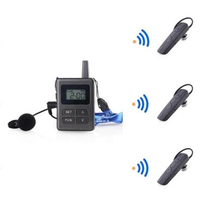 China Wireless 25* Tour Guide Walkie Talkie Audio System 70*12mm for sale