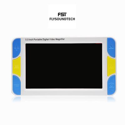 China 5 Inch HD LCD Plastic Colorful Screen Mini Portable Handheld Video Magnifier For Low Vision Aid for sale