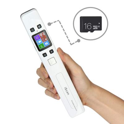 China IScan Handheld Scanner Lightweight Portable Lightweight Wireless Scanner For Paper A4 Book And Documents for sale