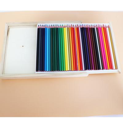 China Office & School Pencil 40 Color Pencil Child Color Pencil Cheap Set Type Wood Place Body Lead Office Packing Office Color Material Original Model product for sale