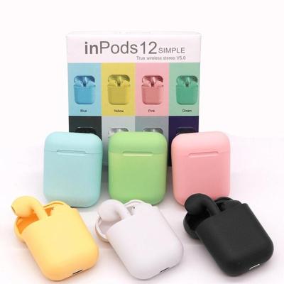 China In-ear InPods 12 i12 Macaron TWS Earbuds Mini True Wireless Earphone with retail box for sale