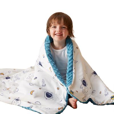 China Anti Dust Mite New Arrival cozy warm throw sleeping wholesale minky baby blankets for sale