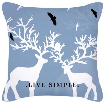 China Folded Pillow Cover Christmas Cushion Cover For Home Car Sofa Throw Pillow Case for sale