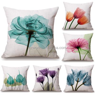 China DIY Folded Flower 3D Painting Digital Printed Cushion Covers Pillow Covers for sale