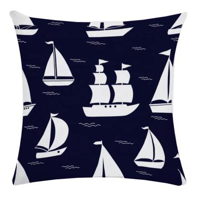 China Nautical Folded Designs Tile Crate Cushion Cover for sale