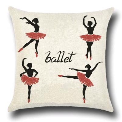 China Square Cover Home Hotel Ballet Designs Decorative Cushion Pillow Shapes for sale