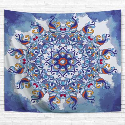 China Latest Jacquard Designs Digital Printing Hippie Mandala Wall Tapestry for sale