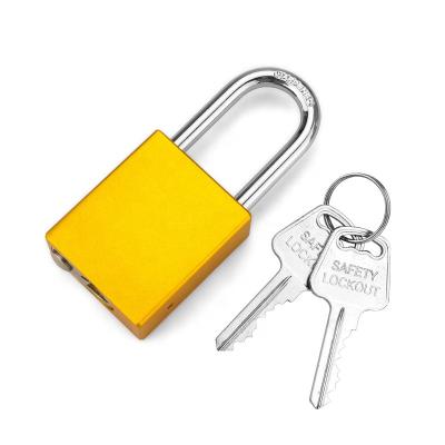 China Non-Rekeyable Aluminum Solid Aluminum Padlock With Machine Key And Hardened Steel Shackle for sale