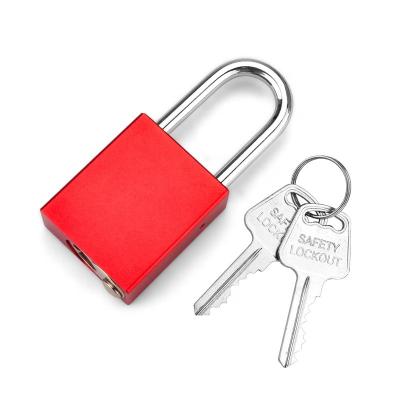 China OEM Aluminum Household China Aluminum Padlock With Master Key For Mechanical And Electrical Lockout for sale