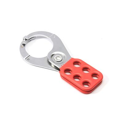 China PA Steel and Nylon Insulation Lockout Nylon Latch with 38mm Hook and 6-Holes for Industrial Equipment Safety Group Lockout Overhaul for sale