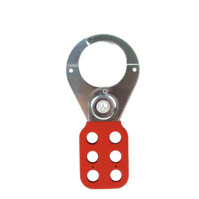 China Nylon PA and Steel Manufacturer OEM Nylon Hasp Lockout with 38MM Hook for Multi-person Management of Industrial Equipment for sale