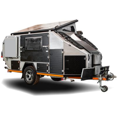 China Cheap luxury mobile travel trailer Off Road rv trailer professional manufacture trailer for sale