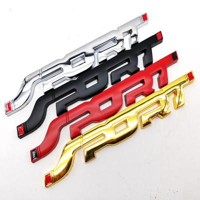 China Custom Factory Product Factory Product 3D Metal Sports Car Wrap Emblem Badge Car Key Decals Stickers For Body Sticker for sale