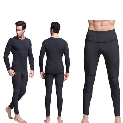 China QUICK DRY Men's Heating Fleece USB Thermal Suit Underwear Winter Warm Long Johns Electric Heated Thermal Underwear Set For Cold Winter for sale