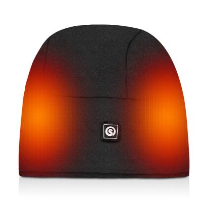 China COMMON Outdoor Activities Warm Hat 3 Level Control Carbon Fiber Heating elements Heated Hat for sale