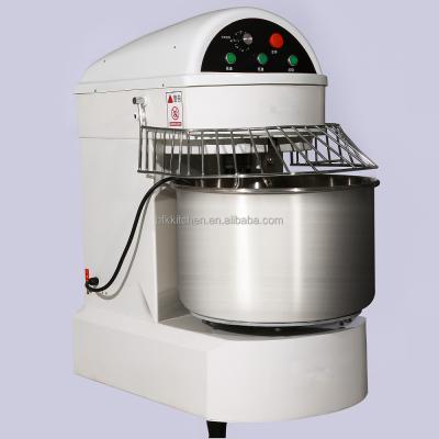 China Snacks Plant 60L 25KG Spiral Dough Mixer 220V 60Hz 1Phase USA Double Speed for sale