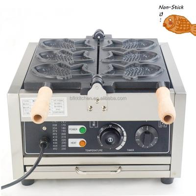 China New type of hotels fish shape waffle cone maker sega taiyaki snack machine for sale for sale