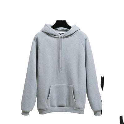 China Anti-wrinkle OEM customize fashionable women wholesale streetwear premium quality gray fit hoodie for sale