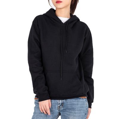 China Anti-wrinkle Custom Design High Quality Plus Size Women Clothing Cotton Blank Fleece Custom Logo Women's Hoodies for sale