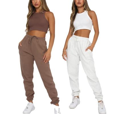 China Wholesale Bulk High Quality Anti-Wrinkle Track Pants Clothes Custom Casual 2 Pieces Set Sports Jogger Pants Women Sports Tracksuit Women for sale