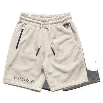 China New Style 100% Cotton QUICK DRY Men's Gym Sweated Custom Print Logo Nylon Cotton Biker Shorts Shorts for sale