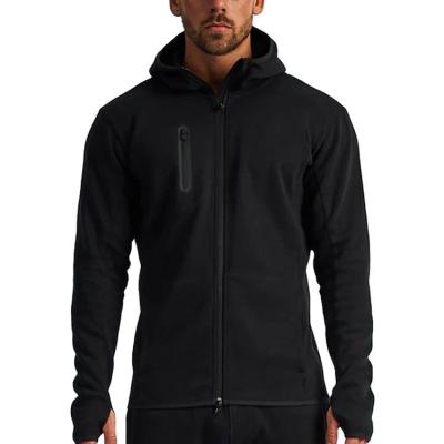 China Wholesale Sstylish Reversible Zipper Up Track Street Wear White Fitted Gym Fitness Hoodie Jackets for sale