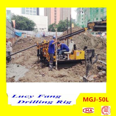 China China Cheapest Mini MGJ-50L Crawler Micropile Hole Earth Auger Drilling Machine for sale