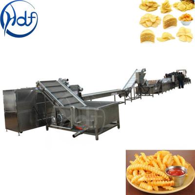 China Snack Food Frozen French Fries Making Machine Multifunctional for sale