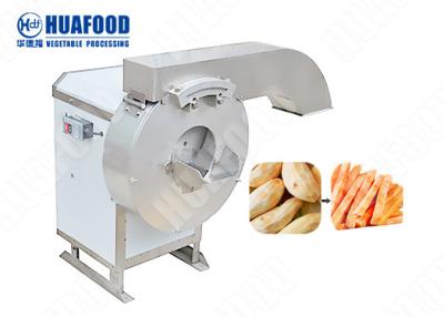 China Multifunction Vegetable Cutting Machine Durable Potato Chips Cutting Machine , French Fries Cutting Machine for sale