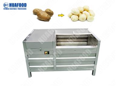 China Potato Washing Machine Potato Washing Machine / Automatic Potato Peeler Machine for sale