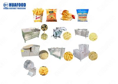 China Automatic Potato French Fries Production Line/French Fries Semi Automatic Machine for sale