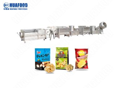 China Multifunktionsindustrie-Prozesssüßkartoffel Chips Line /Potato Chips Making Machine zu verkaufen