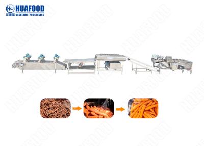 China High Efficiency Potato Processing Machinery  Brush Type Carrot Cleaning Machine for sale