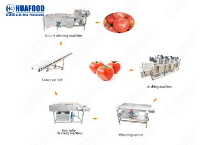 China Frutas e legumes que processam o equipamento de processamento vegetal do tomate da unidade de processamento da maquinaria à venda