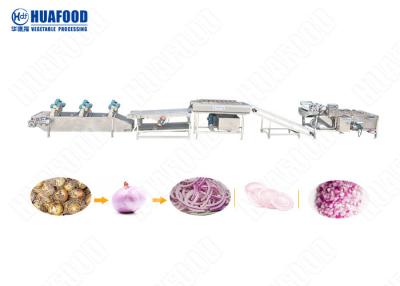 China 500kg / H AutomaticFruit And Vegetable Processing Line Fruit And Vegetable Cleaning Machine for sale