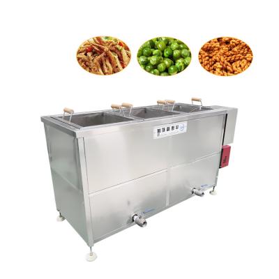 China Food Factories 50kg/H 100kg/H Potato Chips Frying Machine for sale