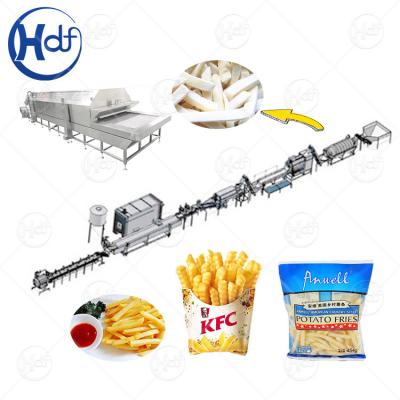 중국 대규모 감자 튀김 공정 라인 Maquina Para Hacer Papas Fritas 판매용