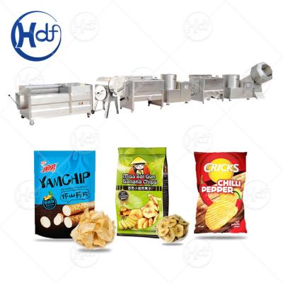 China 30-200kg/h Potato Fry Machine Potato Crisp Making Machine for sale